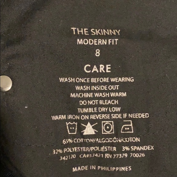 Ann Taylor the skinny modern fit size 8 jeans - Picture 4 of 9